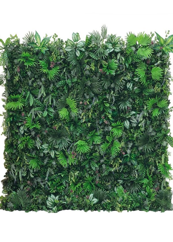 8x8ft | Summer Green Leaves Flower Wall