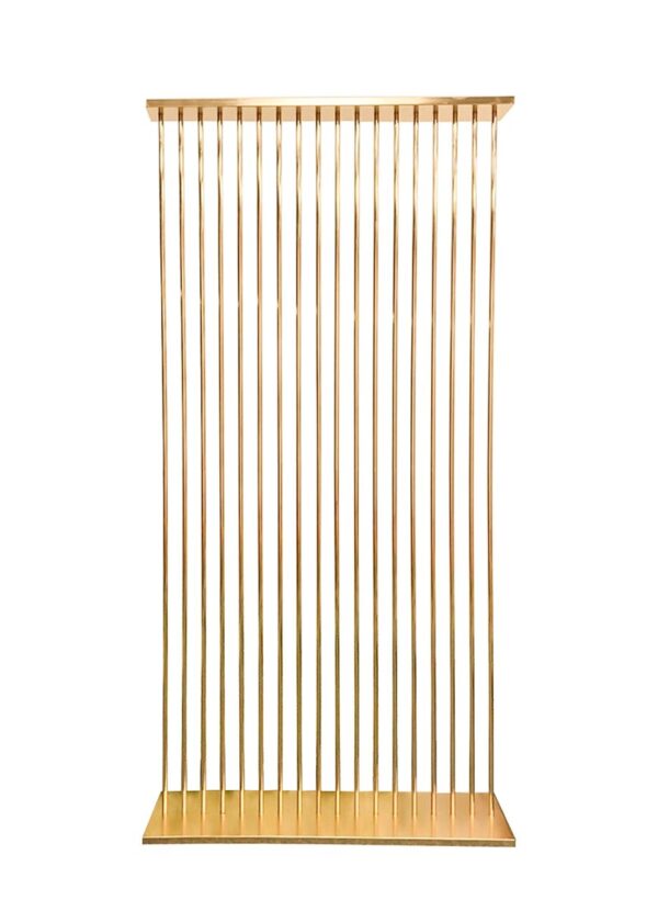 Wedding Backdrop Shelf Stand 6.6ft Tall in Gold