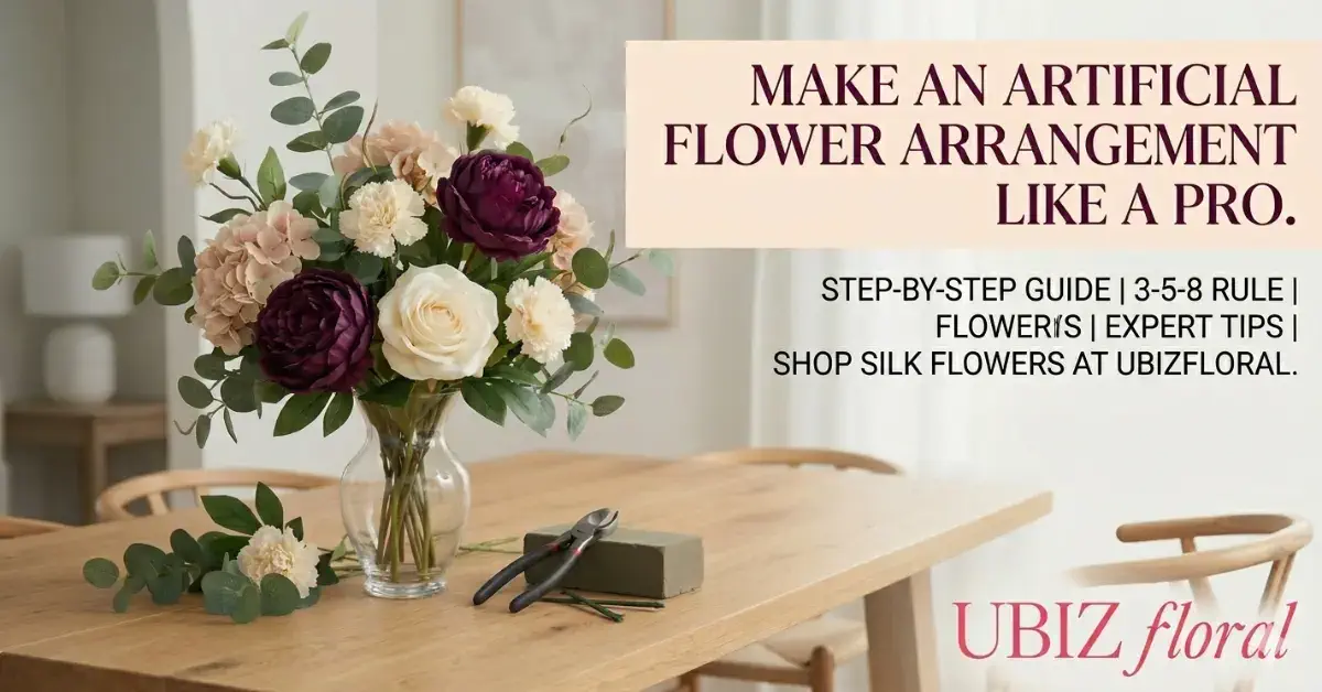 How to Make an Artificial Flower Arrangement