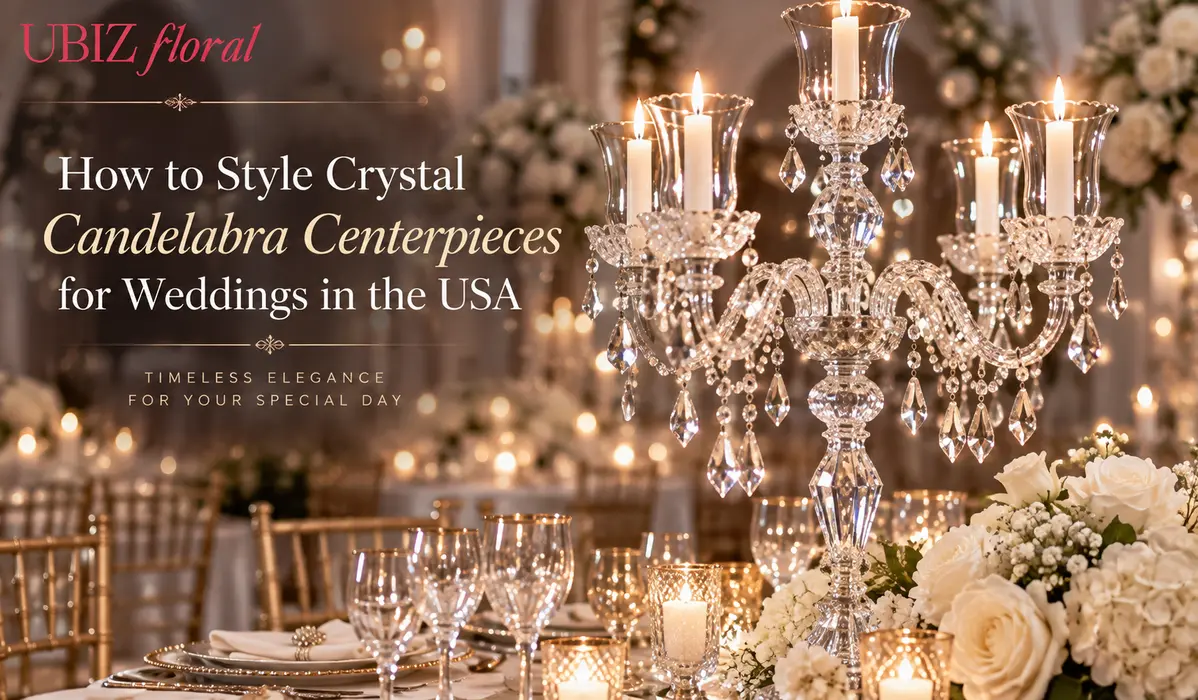 How to Style Crystal Candelabra Centerpieces for Weddings in the USA